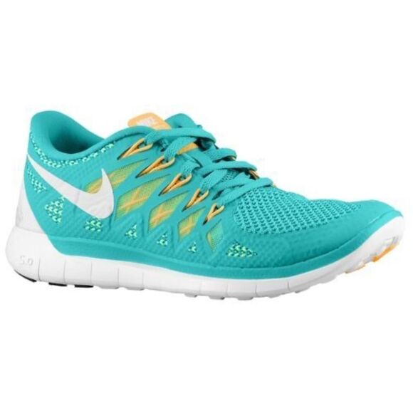 New Nike Free 5.0 women's sneakers turquoise green size 9.5 US medium 41 EUR - Picture 2 of 6
